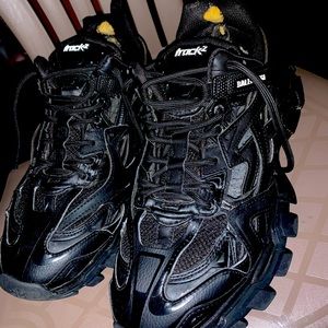 Size 44 Balenciaga track sneakers all black ,